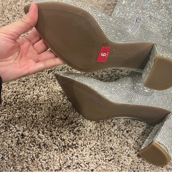 INC PHEBE RHINESTONE OVER-THE-KNEE BOOTS - Picture 9 of 14